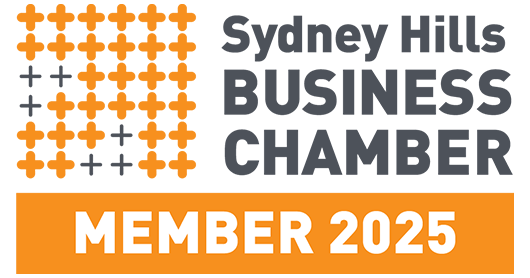 Sydney Hills Business Chamber Member 2025 badge